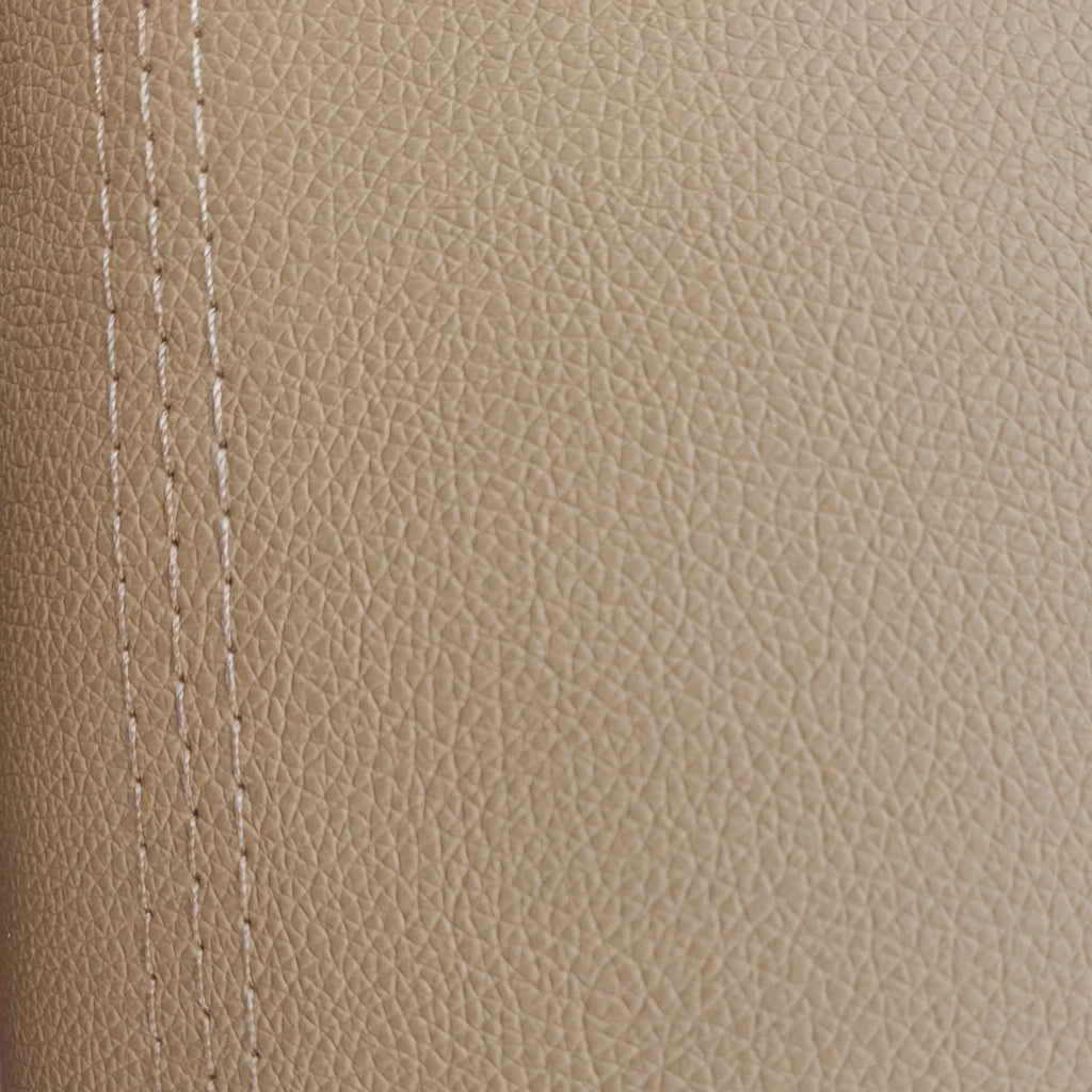 Genuine Dickies 2 Piece Prestige Front Car Seat Covers Vegan Leather Beige, 806514