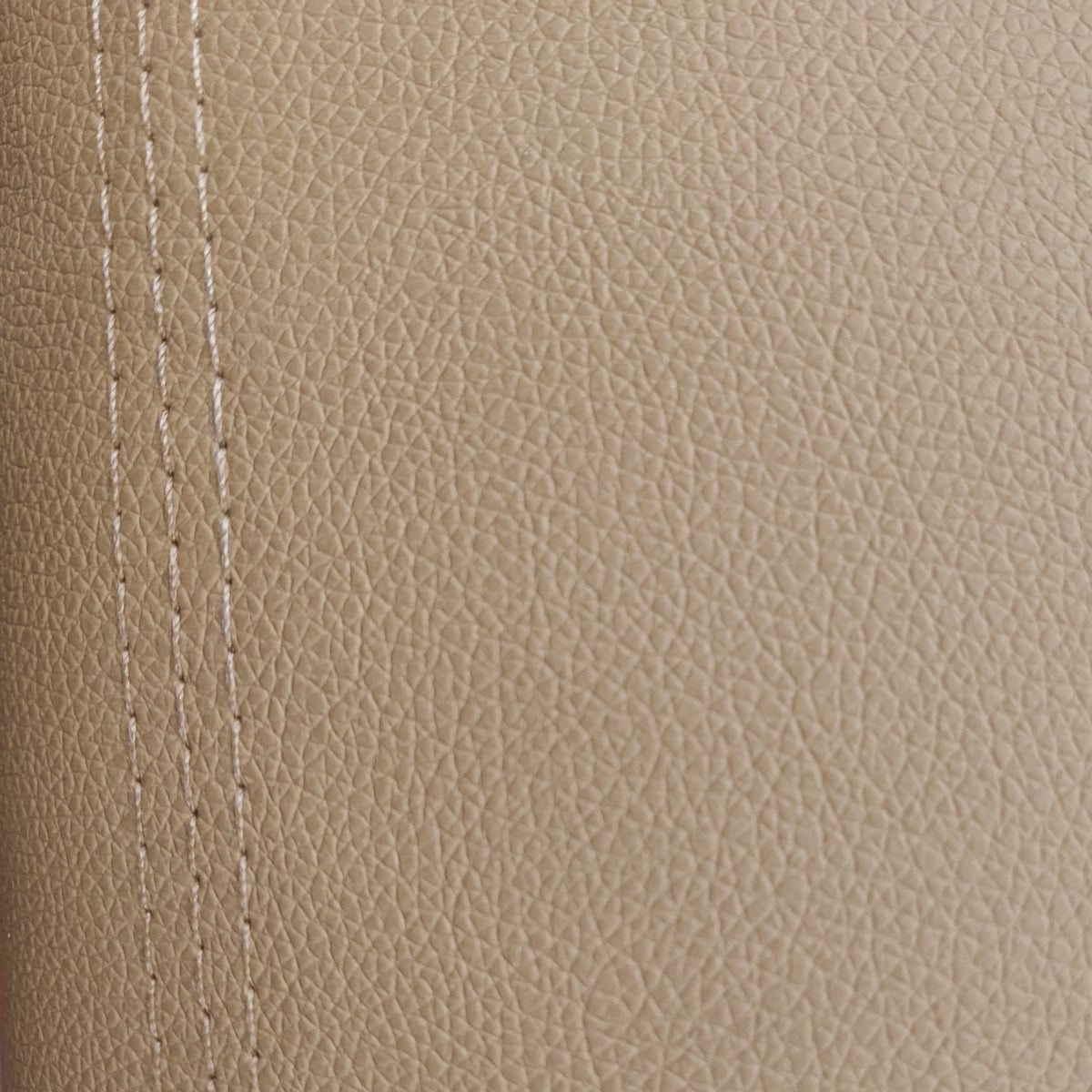 Genuine Dickies 2 Piece Prestige Front Car Seat Covers Vegan Leather Beige, 806514