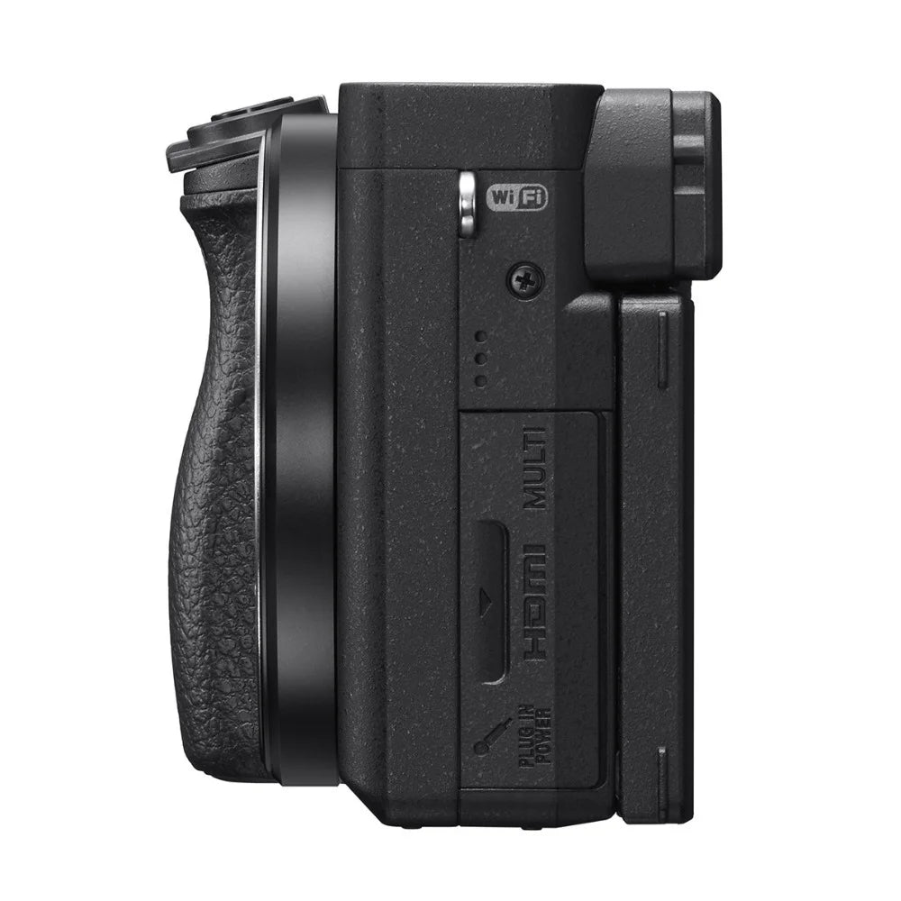 Sony a6400 ILCE-6400 - Digital camera - mirrorless - 24.2 MP - APS-C - 4K / 30 fps - body only - Wi-Fi, NFC, Bluetooth - black