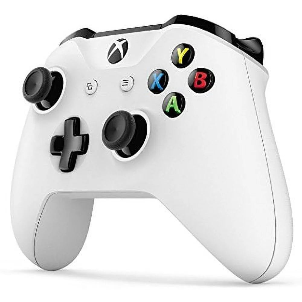 Restored Xbox One S 1TB Bundle Extra Xbox Wireless Controller White Console (Refurbished)