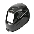 Yabuy Solar Charging Automatic Dimming Welding Large View True Color Welding Facemask 130℃ High Temperature Resistant Auto Darkening Facemask for Arc Welding Grinding Cutting