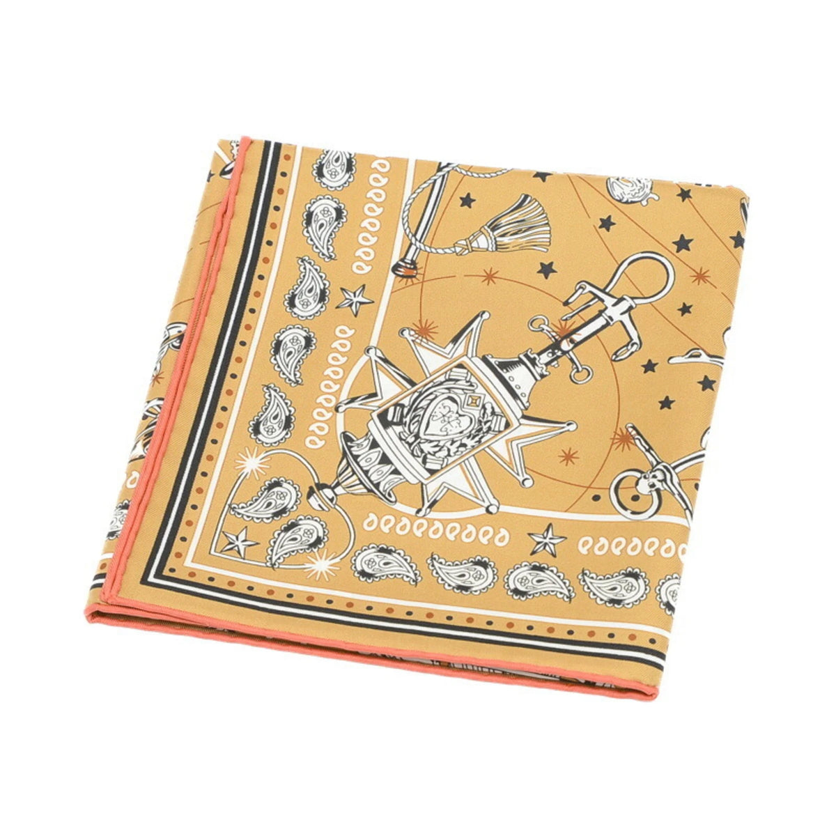 Previously Owned Hermes Carre 55 Bandana CHORUS STELLARUM 100% Silk (Like New)