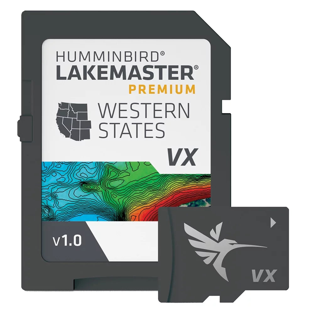 Humminbird LakeMaster Premium Western State V1 One Boat Ntwrk VX Technology