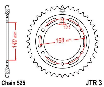 Front & Rear Sproket Kit for BMW F800 GS Triple Black 12 JT Sprockets