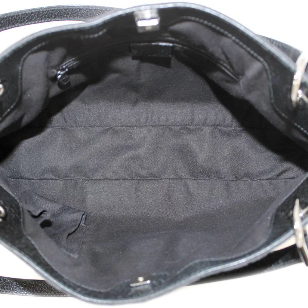 Previously Owned GUCCI Gucci tote bag GG canvas black 121023 (Good)
