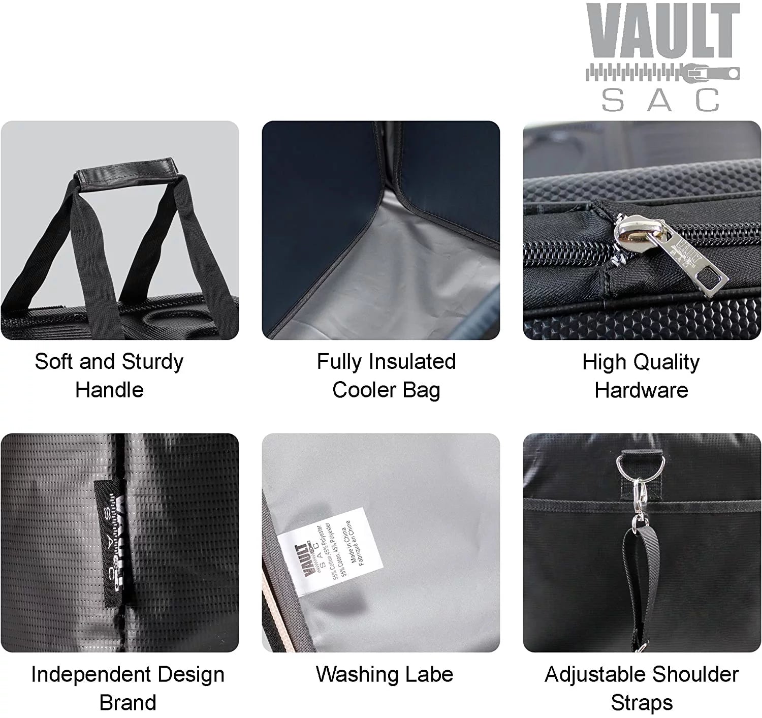 Portable Soft Sided Cooler Bag Collapsable Folding Fully Insulated | 30 Can Capacity | Hard Top and Bottom |