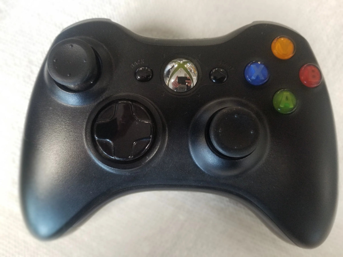Previously Owned Microsoft Black Xbox 360 Official Controller