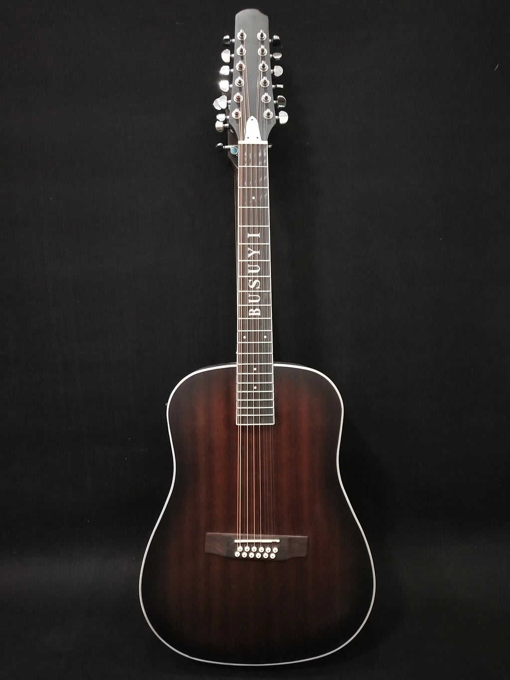 12/6 Strings Acoustic Double Neck, Double Sided Busuyi Guitar 2021 NPT