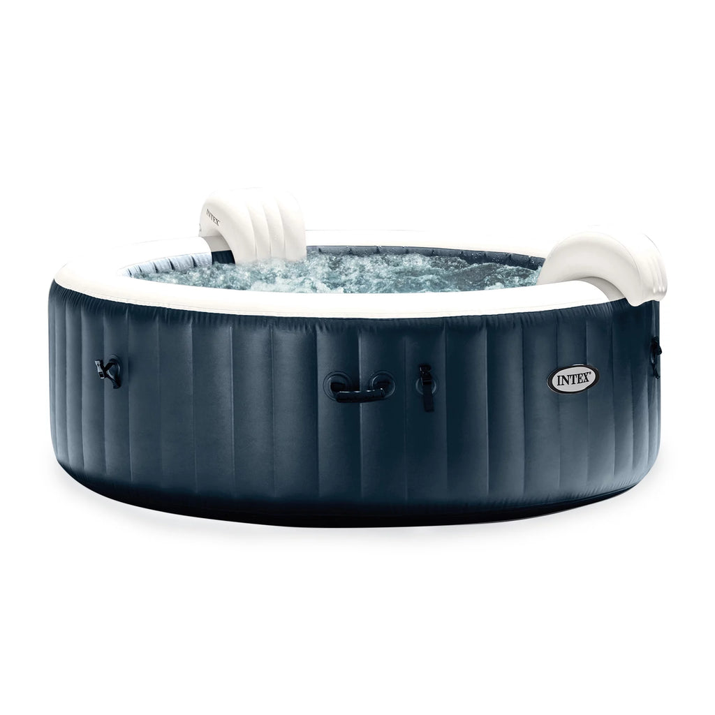 Intex PureSpa Plus Portable Inflatable Hot Tub Jet w/ 6 Filter Cartridges