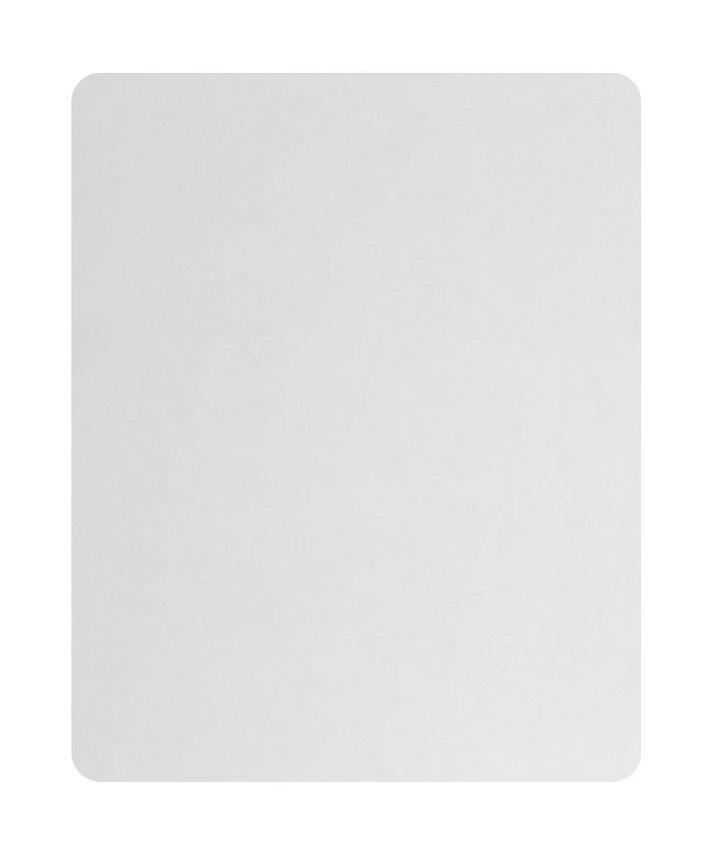 Moderne Flush Mount Conversion Kit 14"w White Hardback Drum Lampshade