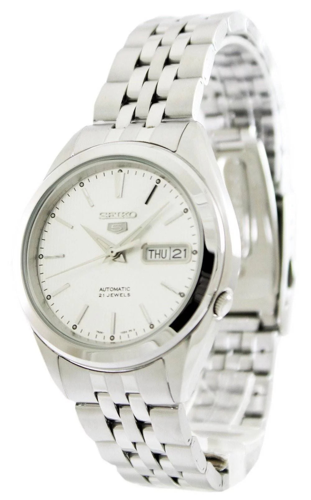 Seiko 5 Rust-resistant Metal Automatic 21 Jewels SNKL15 SNKL15K1 SNKL15K Men's Watch