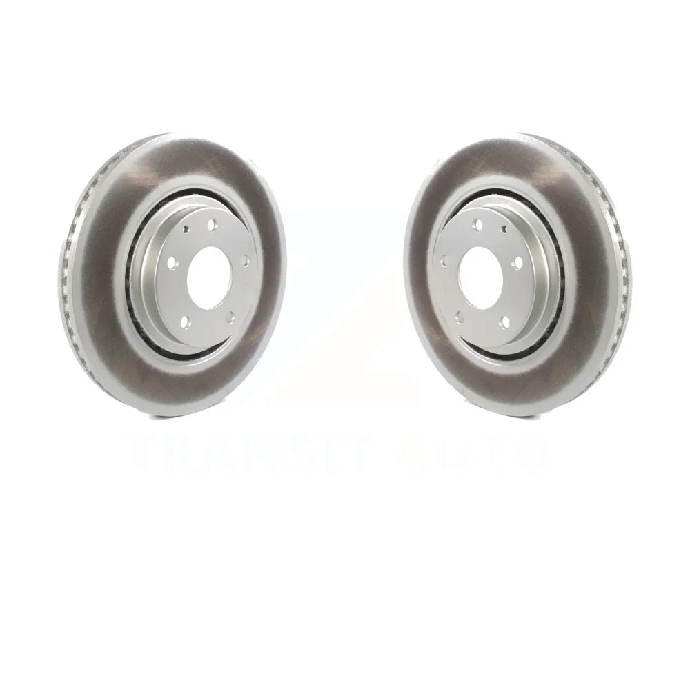 Front Coated Disc Brake Rotors Pair For Mazda CX-5 CX-9 6 3 KG-101337