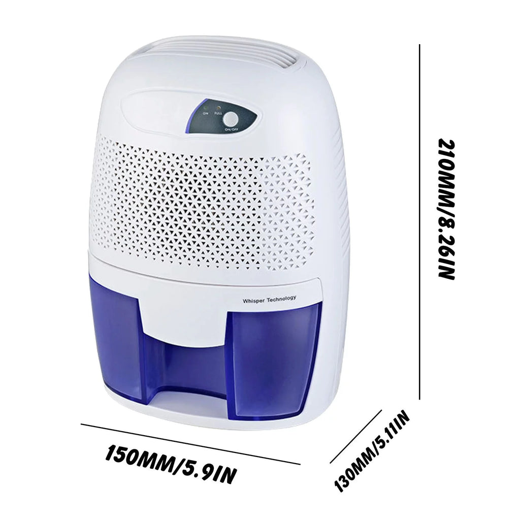Dengmore 22W Mini Electric Dehumidifier Compact & Portable Air Dehumidifier for Damp Air