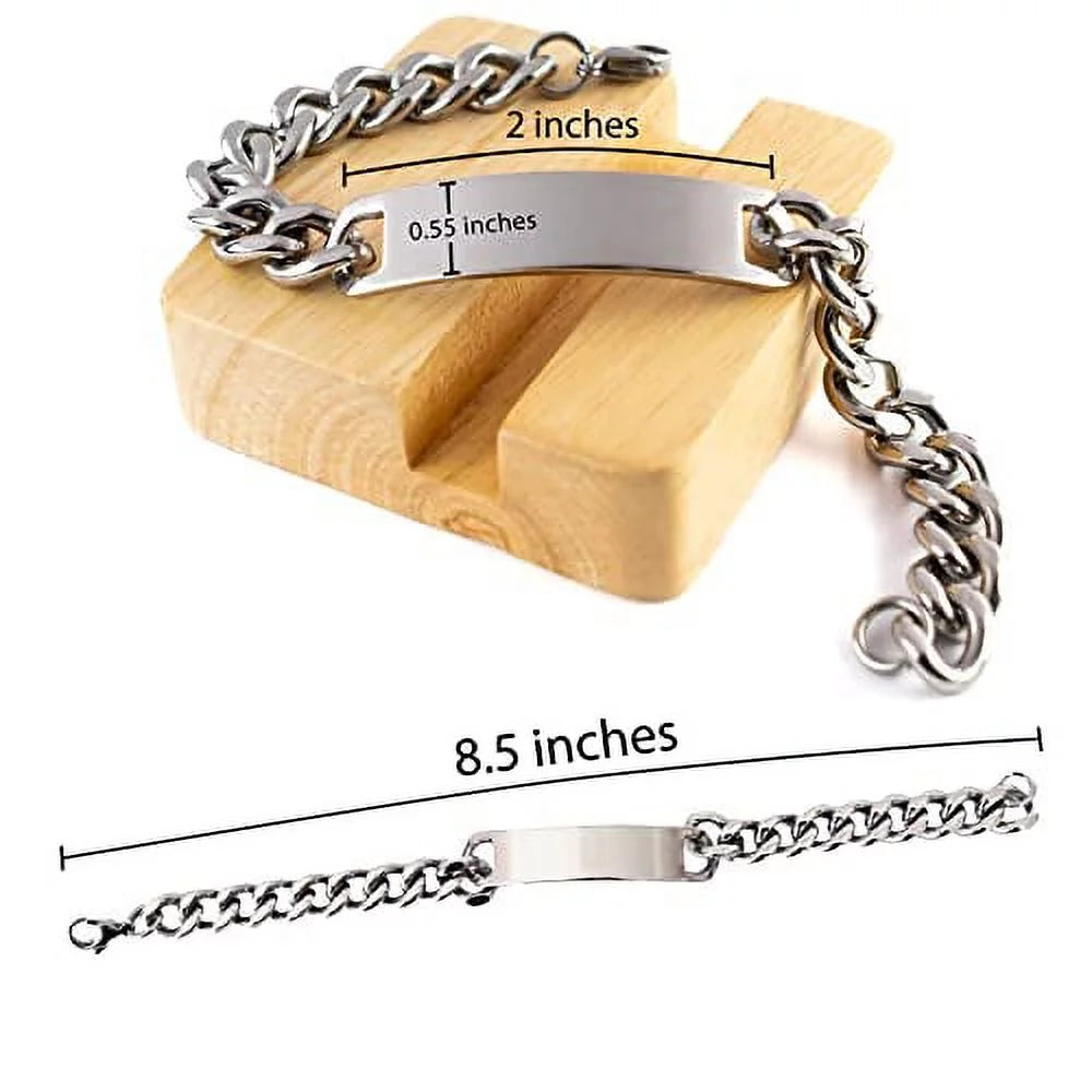 Cute Hemingway Cat, All You Need is Love and a Hemingway, Unique Idea Holiday Cuban Chain Bracelet for Cat Lovers