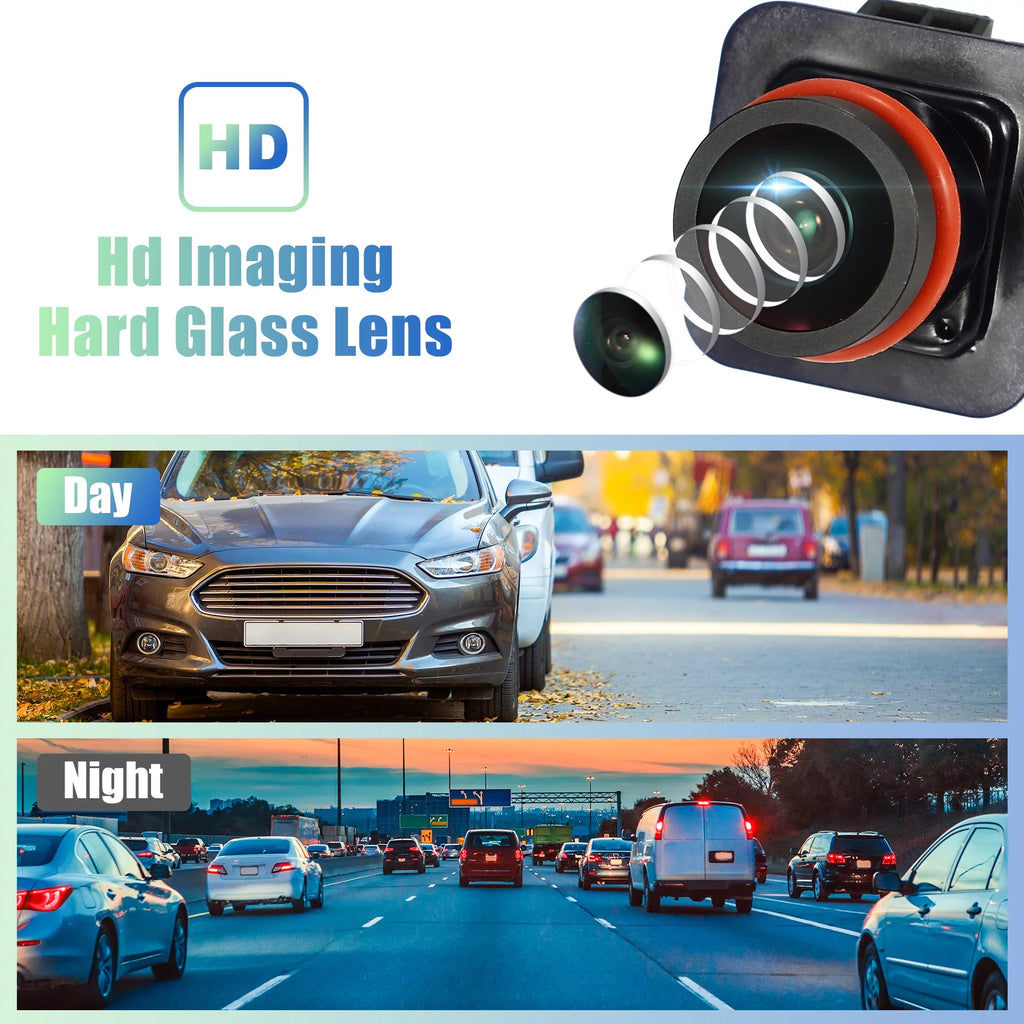 Unique Bargains EG1Z19G490A Car Rear View Backup Camera with Pry Bar for Ford Taurus 13-19