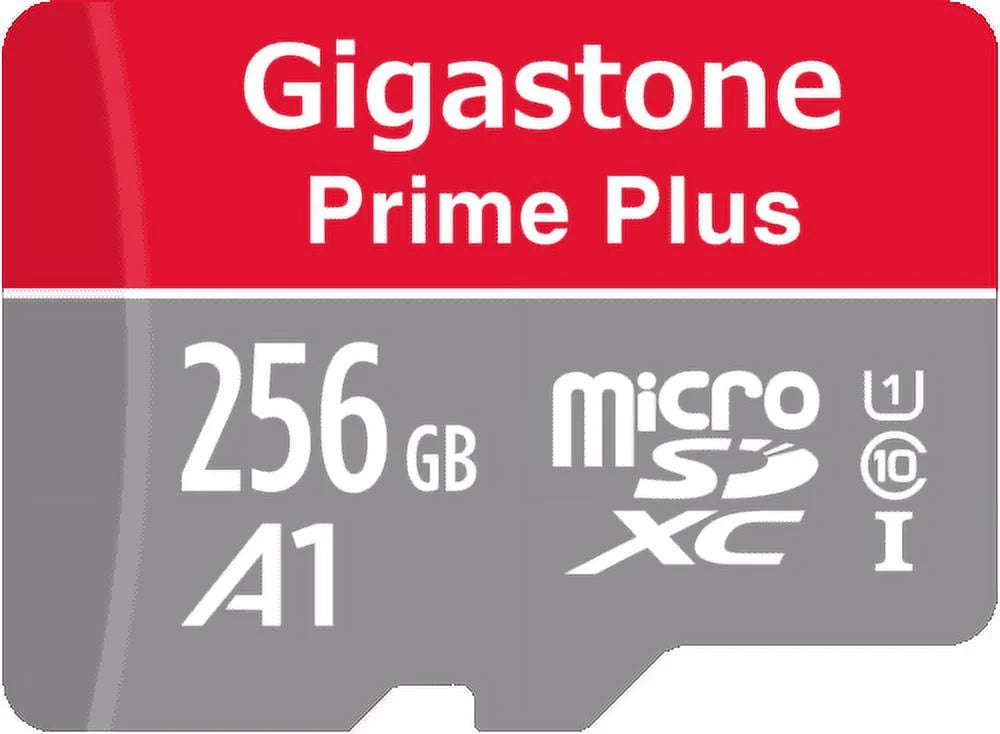 Gigastone 256GB Micro SD Card, Switch / GoPro Compatible Memory Card, UHS-I SDXC