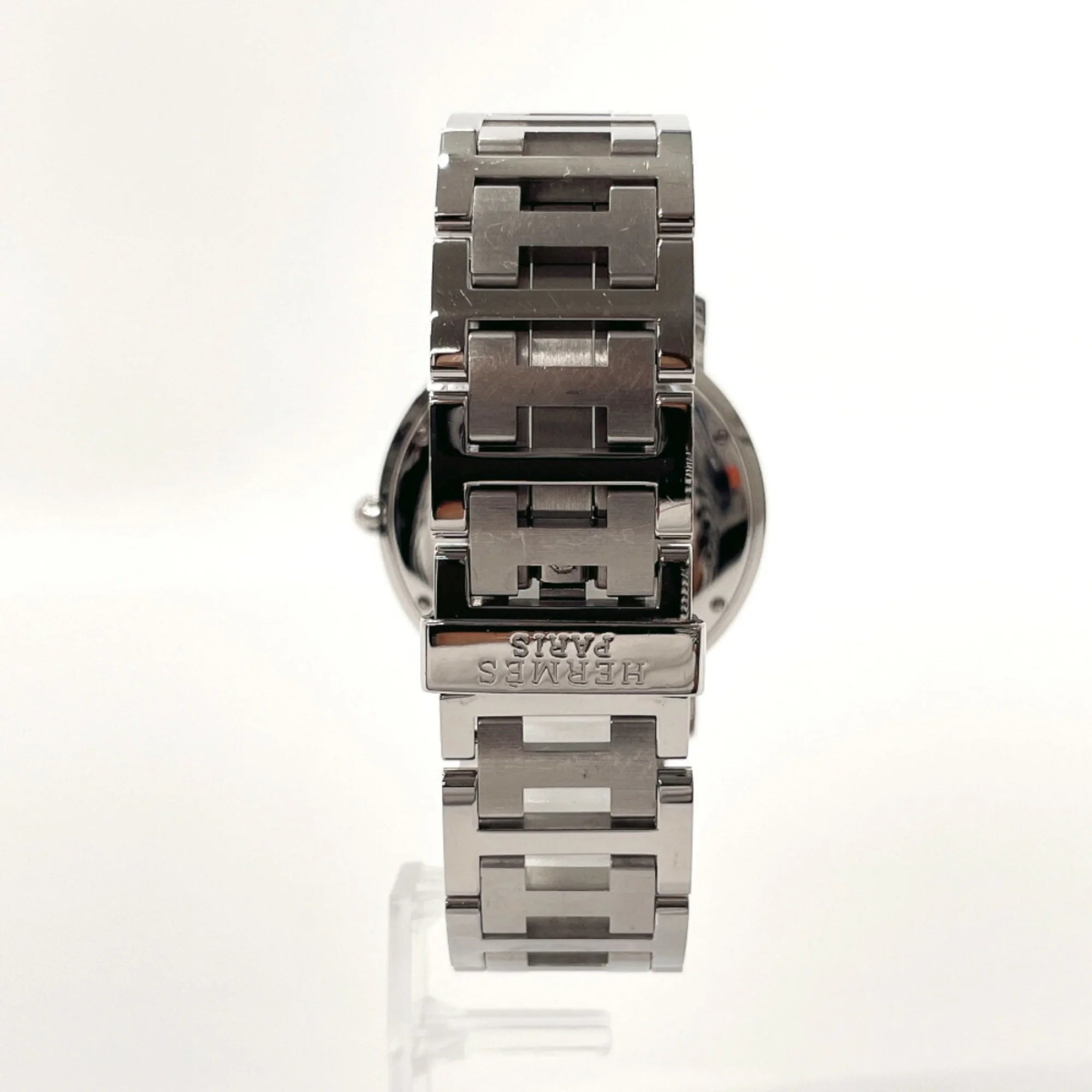 Secondhand Hermes Clipper Watch Rust-resistant Alloy HERMES CL1.810 Men's Silver (Good)