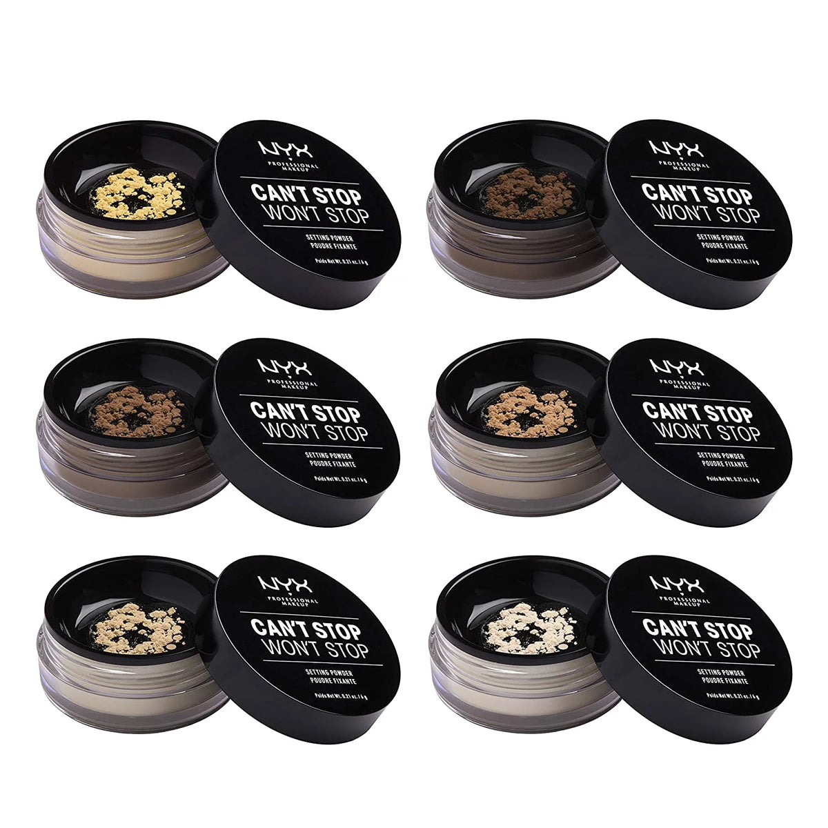 NYX Can't Stop Won't Stop Setting Powder - 02 Light-Med