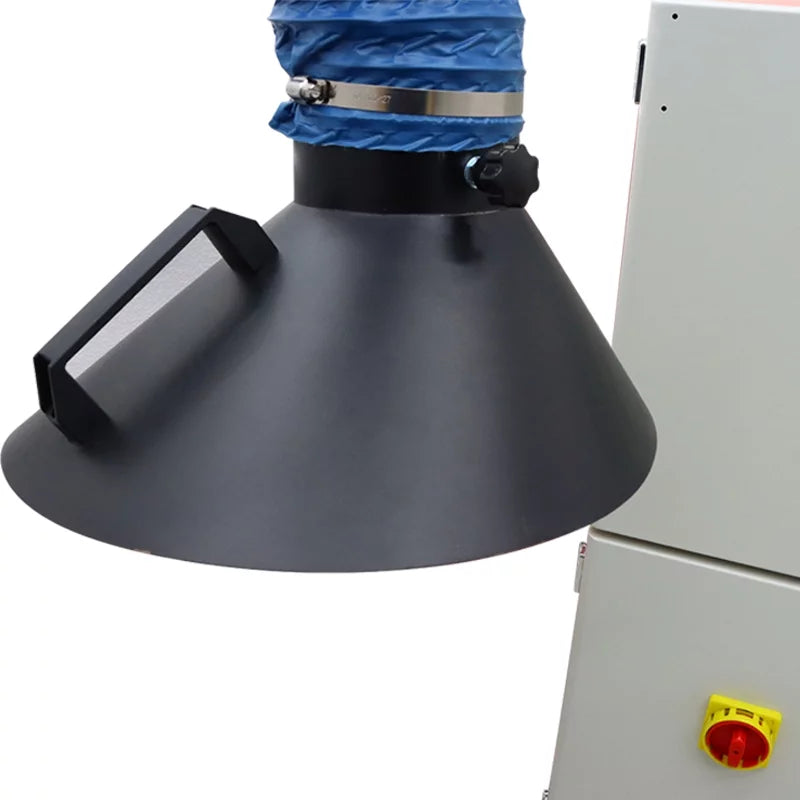EQCOTWEA Mobile Welding Smoke Purifier Single Arm Welding Fume Extractor 220V