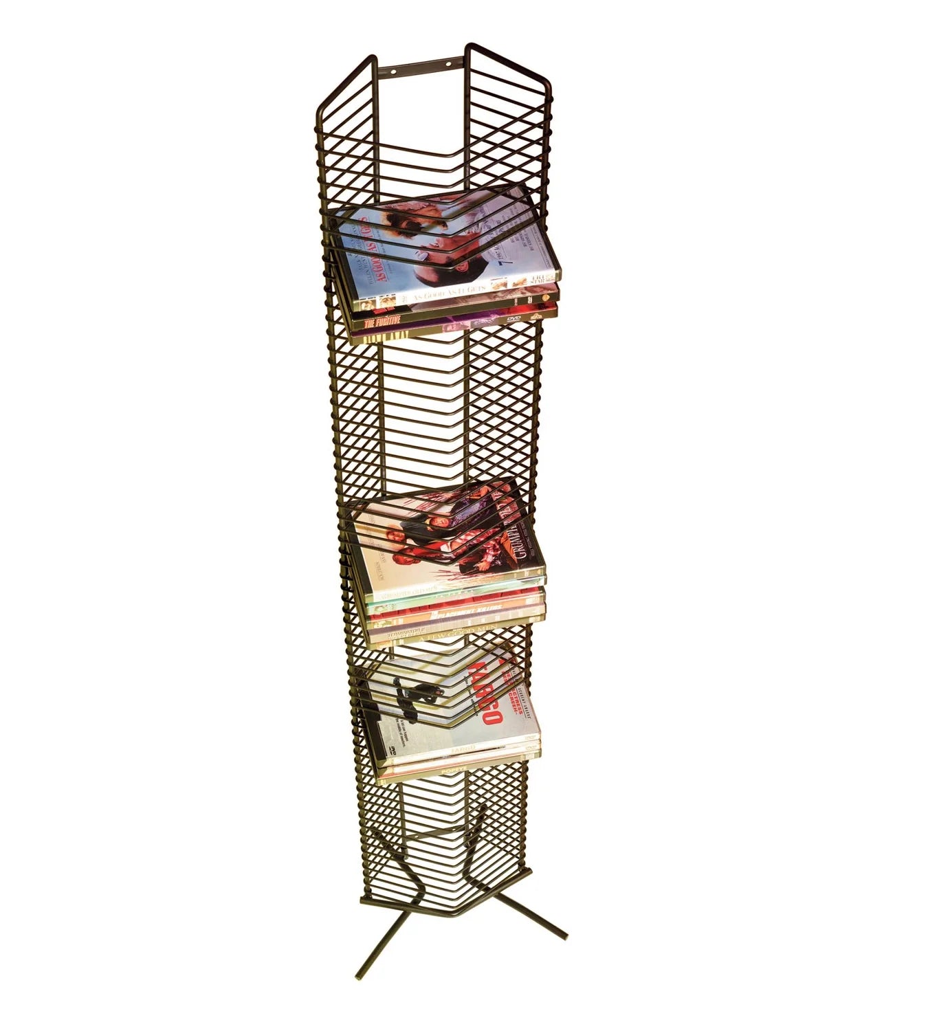 Atlantic Contemporary 65-Disc Onyx Heavy Guage Alloy Media Storage Tower, Black