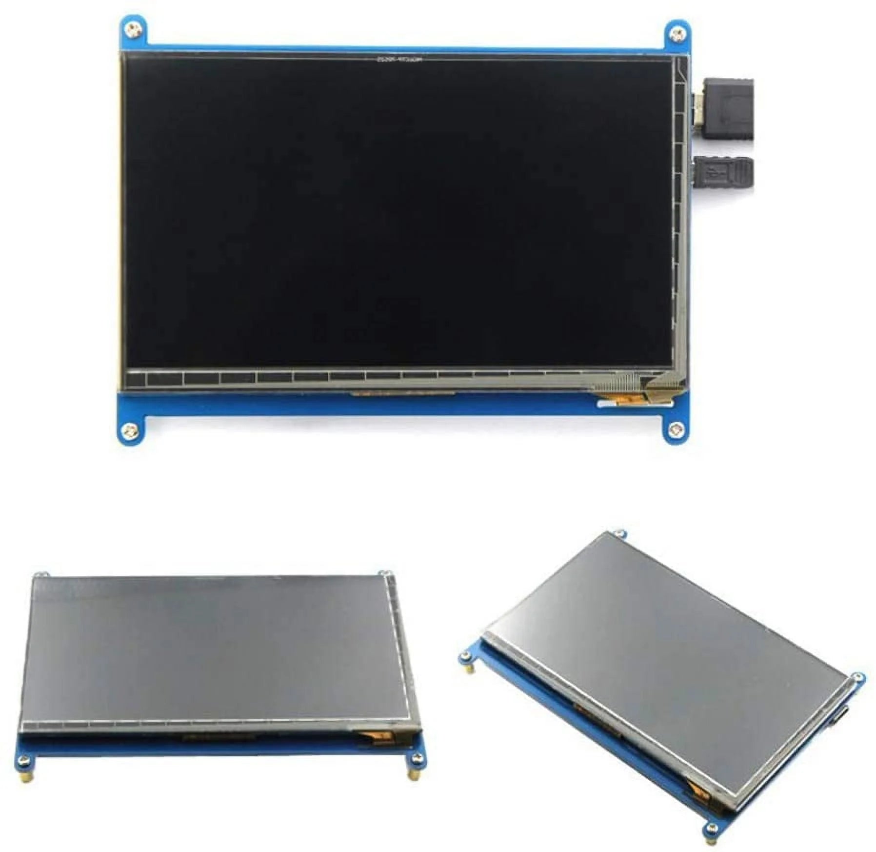 Treedix 7 inch Capacitive Touch Screen LCD Display Monitor HDMI Module 1024x600 Compatible with Raspberry Pi 3B+/4B