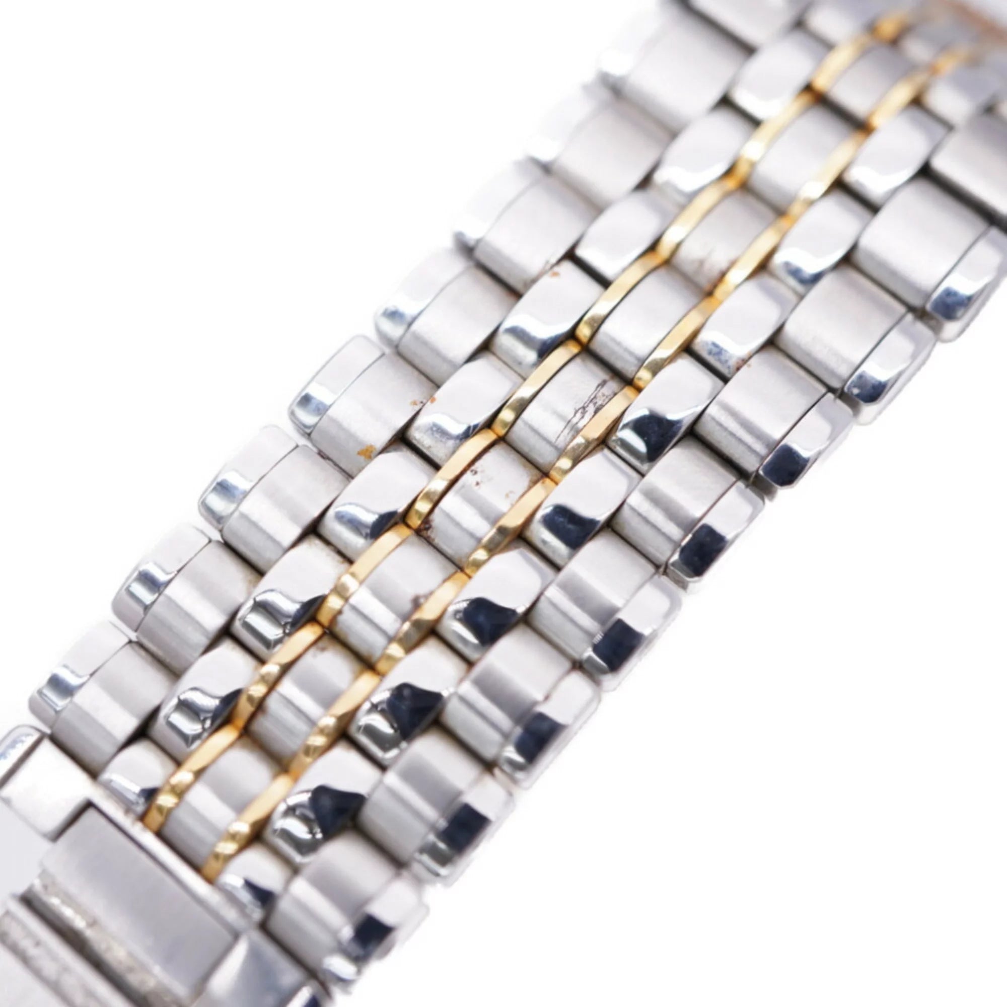 Secondhand Seiko Credor Pacific 8J82-6A20 quartz watch K18/SS silver/gold (Fair)
