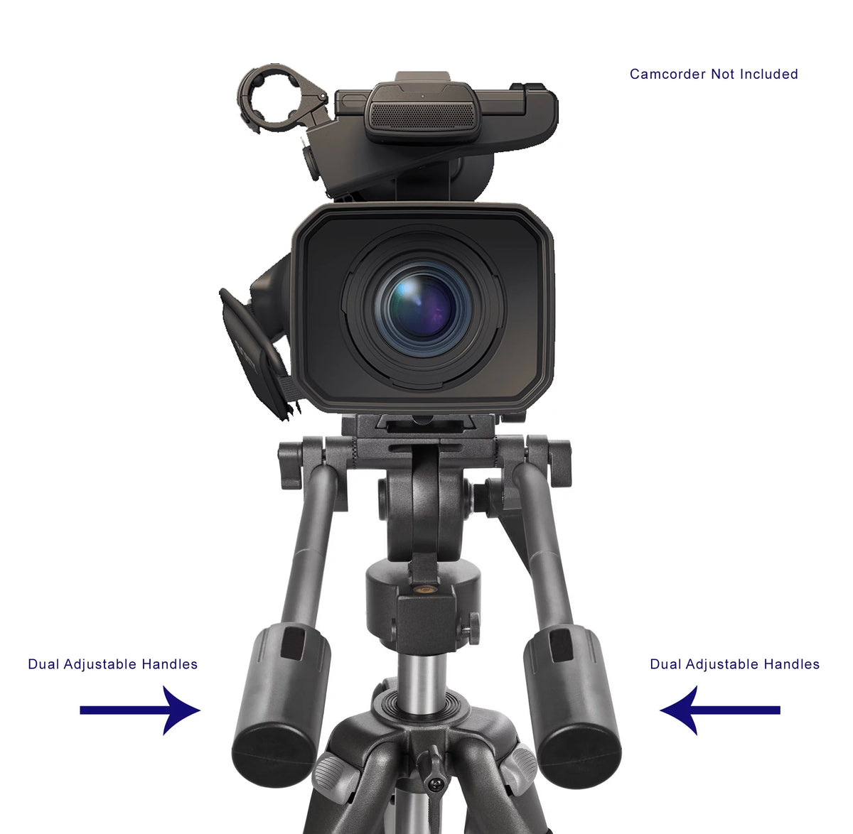 Heavy Duty Remote Controlled Dual Handle Aluminum 67 Tripod (Stronger Alternative To Sony VCT-60AV, VCT-80AV)