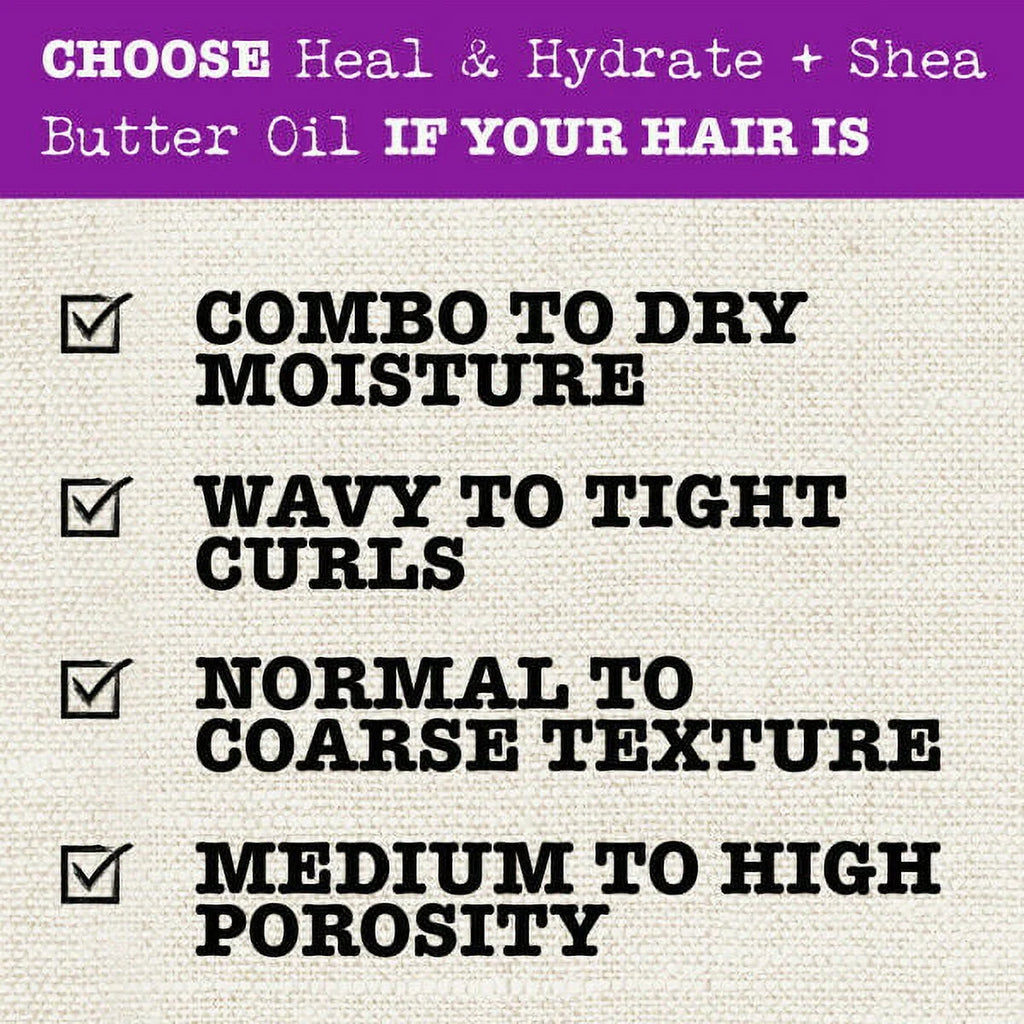 Maui Moisture Heal & Hydrate + Shea Butter Hair Mask 12 oz (Pack of 3)