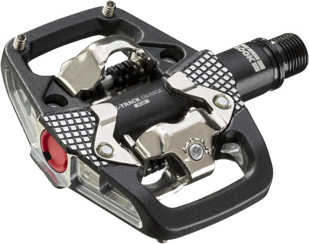 Cycle - X-Track En-Rage Plus MTB Pedals - Standard SPD Mechanism Compatible - Ultra Strong Forged Aluminum Body - Large Contact Surfaces - Ideal Enduro Bike Pedals