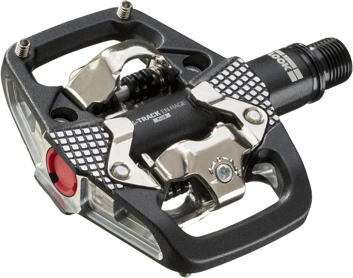 Cycle - X-Track En-Rage Plus MTB Pedals - Standard SPD Mechanism Compatible - Ultra Strong Forged Aluminum Body - Large Contact Surfaces - Ideal Enduro Bike Pedals