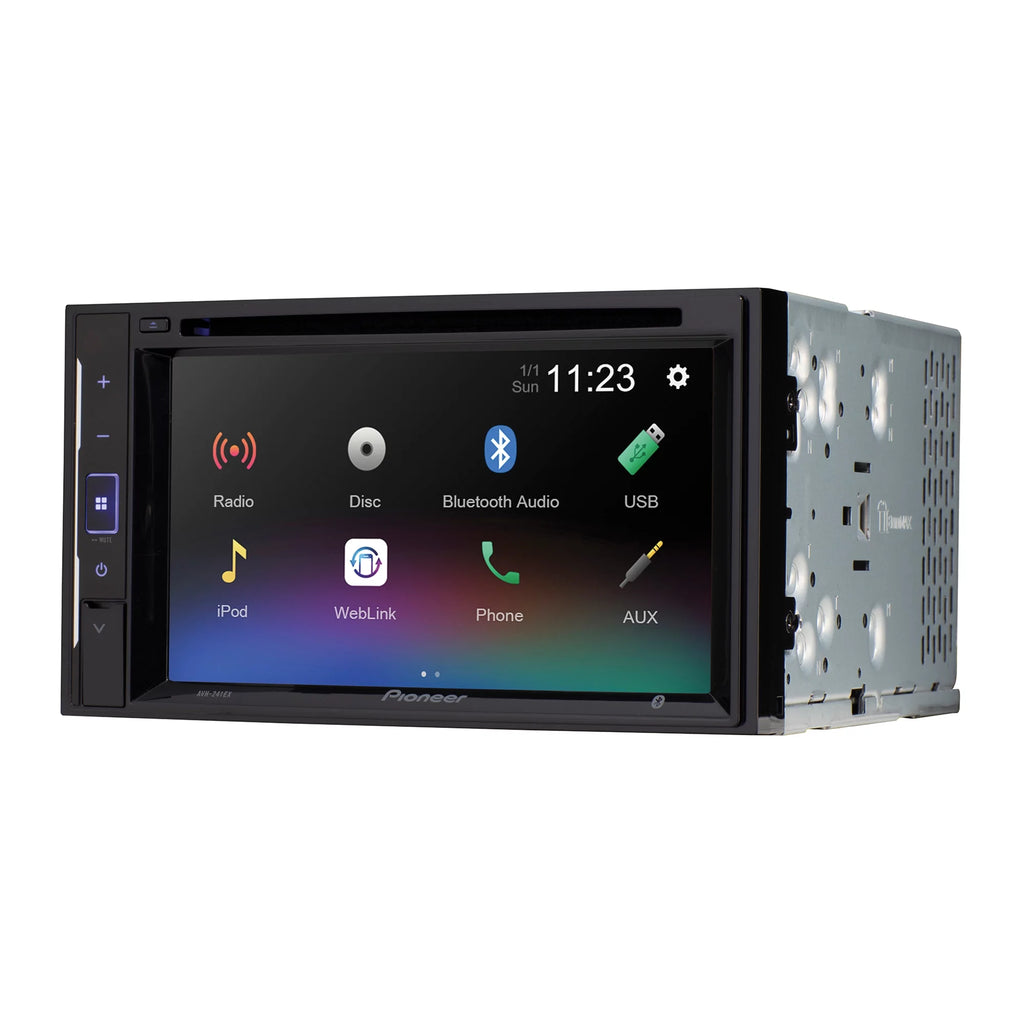 Pioneer 6.2  inch Resistive Touchscreen Back Up Camera Ready - DVD Receiver - Black