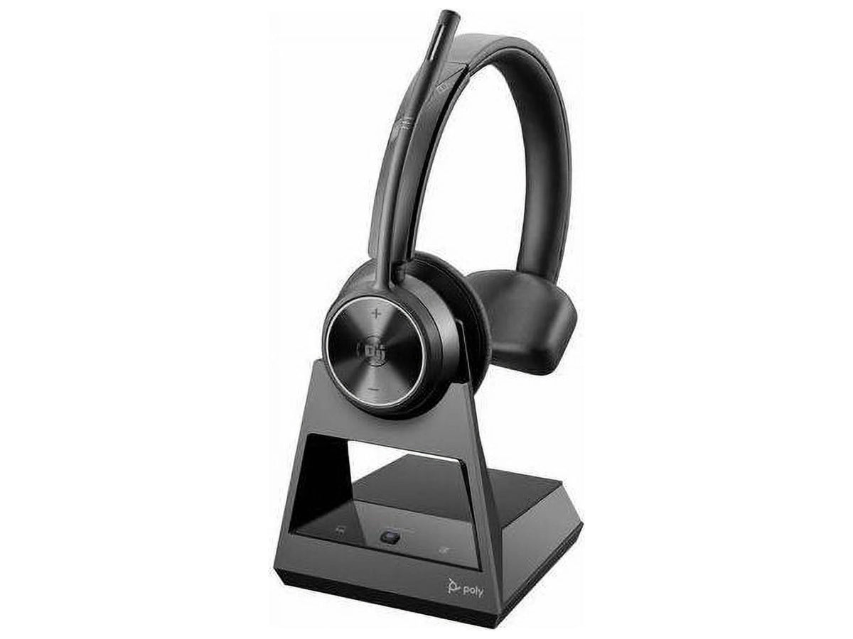 Poly Voyager 4310-M Microsoft Teams Certified Headset with charge stand - Google Assistant, Siri - Mono - USB Type A - Wired/Wireless - Bluetooth - 164 ft - 20 Hz - 20 kHz - Over-the-head, On-ear -...
