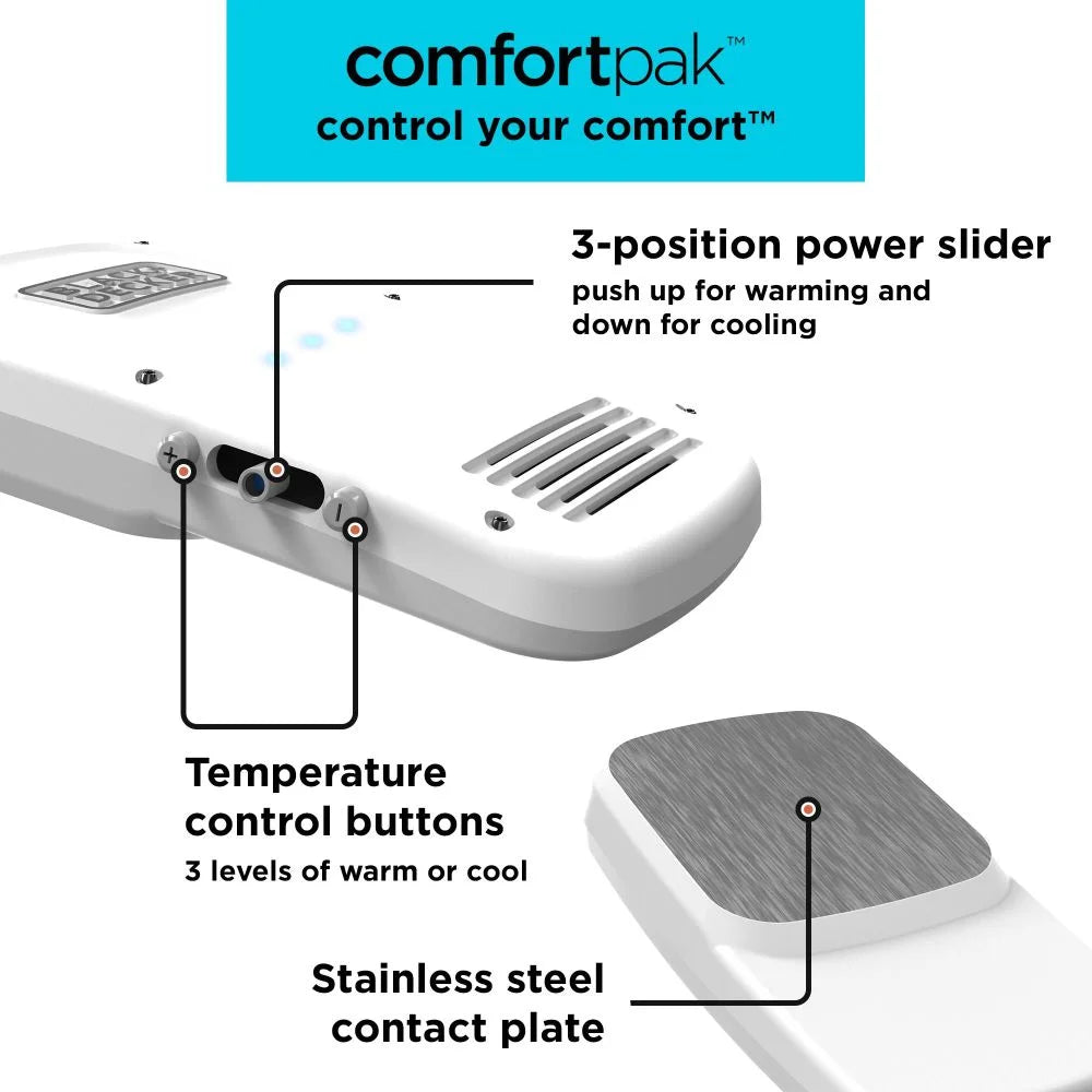 BLACK+DECKER Comfortpak, Wearable Cooling and Heating Device, Cloud White (BCWCC101-10)