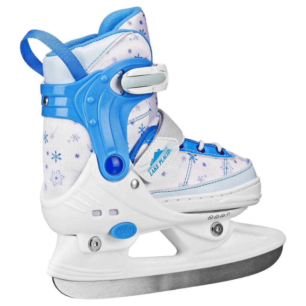Lake Placid Youth Glacier Adjustable Ice Skates Size Small (11-1)