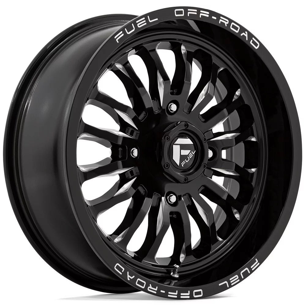 Fuel ARC 18" Wheels Black 40" MotoRavage XL Tires Kawasaki Teryx Mule