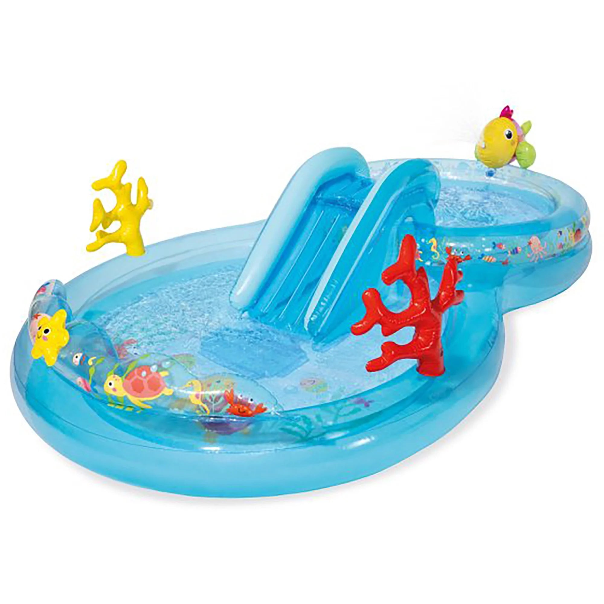 Under the Sea Inflatable Play Center W/ Water Slide, Kids Age 2+