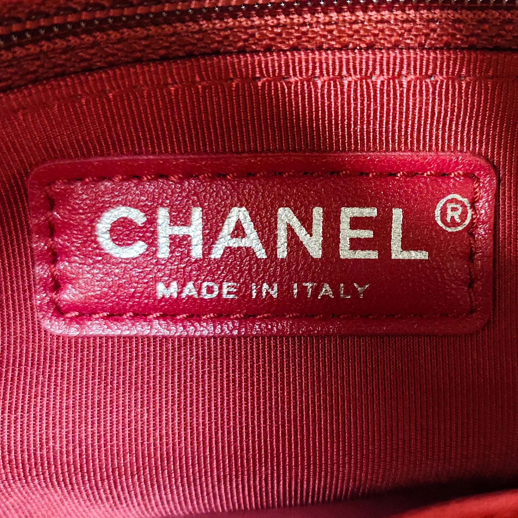 Used Authenticated Chanel Medium Gabrielle Hobo Lambskin Leather Gold Shoulder Bag Unisex (Good)