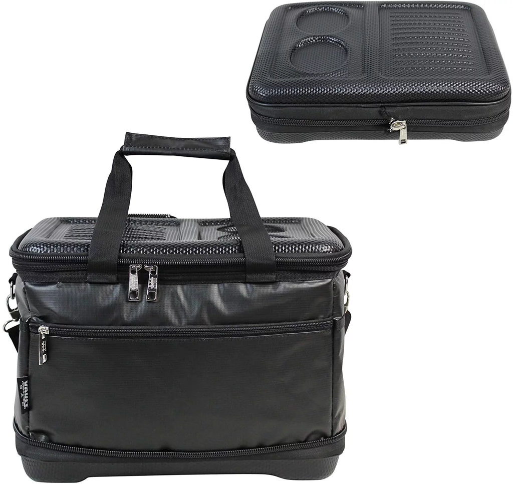 Portable Soft Sided Cooler Bag Collapsable Folding Fully Insulated | 30 Can Capacity | Hard Top and Bottom |