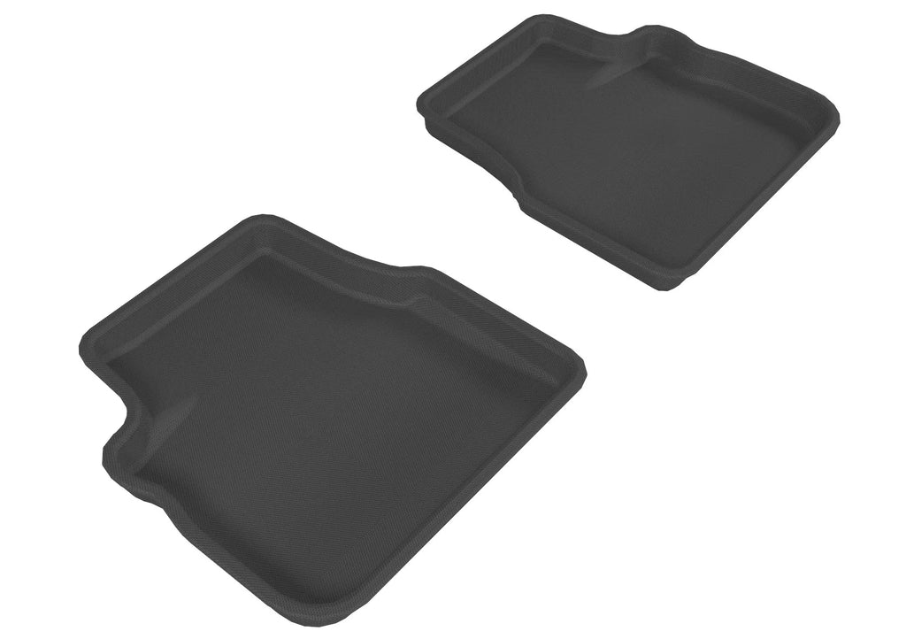 3D MAXpider KAGU Floor Mat (BLACK) compatible with SUBARU FORESTER 2009-2014 - Second Row