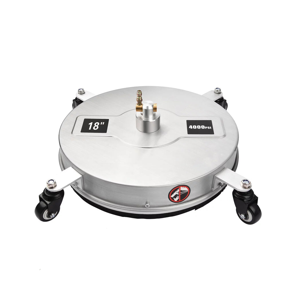Dazzduo Hand Push type electric floor clean machine,Quick 4 Wheels Pressure Pressure 2 Pressure Cleaner Rust-resistant Nozzles 2 Wands Rust-resistant Metal Power 4 Wheels 2 Rust-resistant Metal Power 1/4