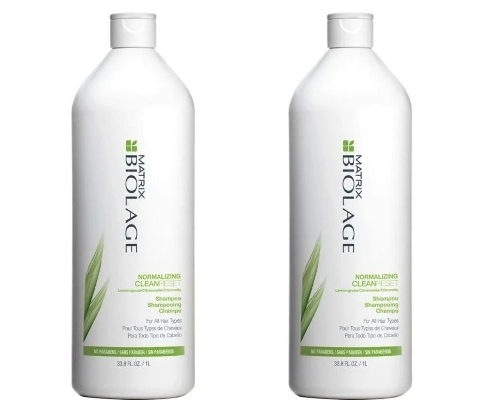 Matrix Biolage Clean Reset Normalizing Shampoo, 33.8oz (Pack of 2)
