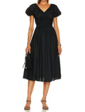 Female Ulla Johnson Black Tie, Party Size 2 Cocktail Dress Noir