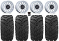Black Rhino Rapid 14" Wheels Si 28" Reptile Tires Yamaha Viking Wolverine YXZ1000R CFMoto ZForce 950 UForce 1000