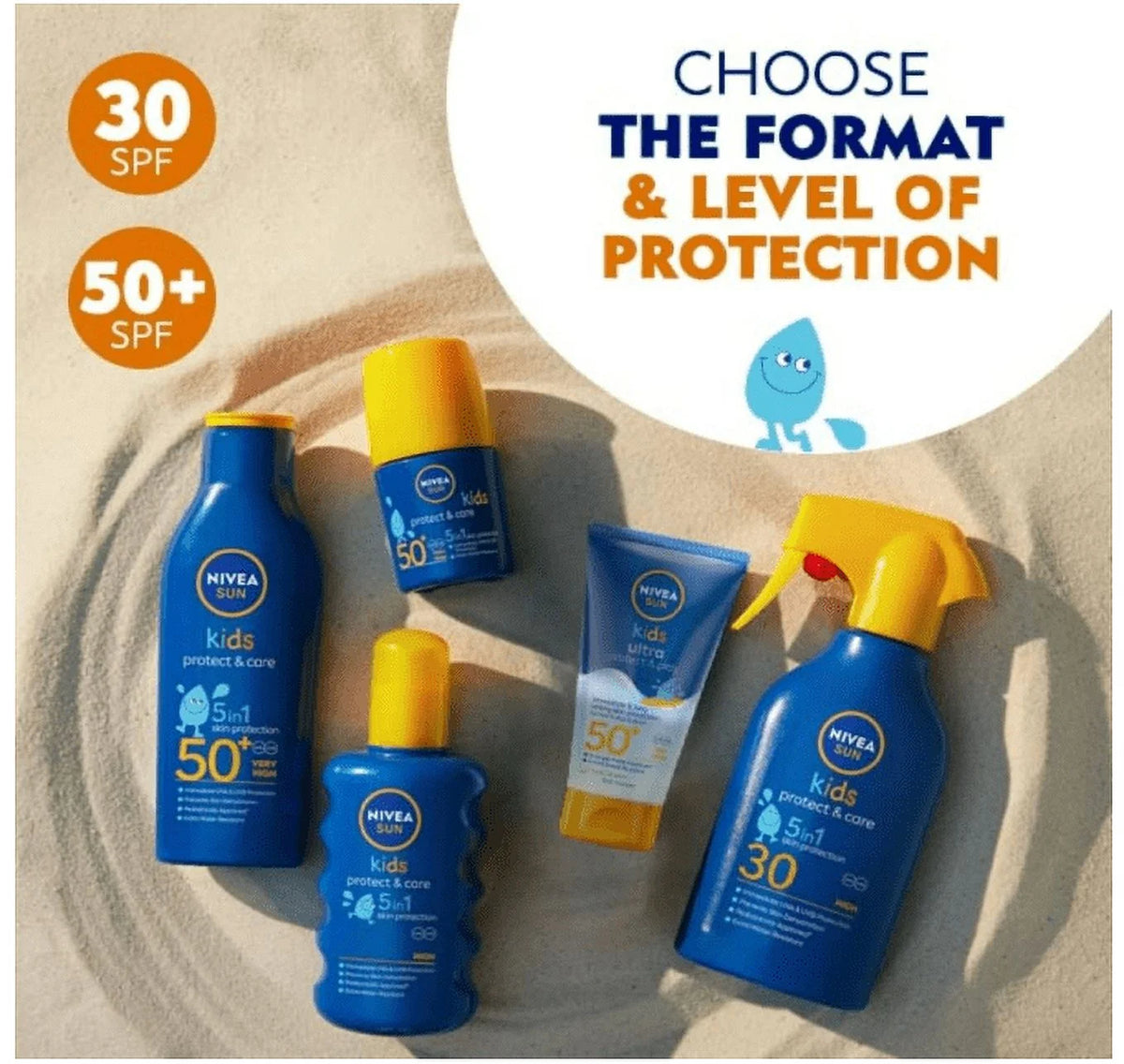 Nivea Sun Kids Caring Roll-On with High SPF50 50 ml by Nivea