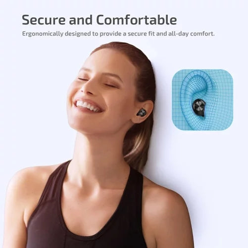 Wireless Earphones TWS Headphones True Stereo Earbuds w Mic Charging Case Z5A for Motorola Moto E (2020), One 5G, Razr (2020) (2019), Edge (2021) - NABI DreamTab HD8, XD 10.1" - Nokia 3.1, 7.1