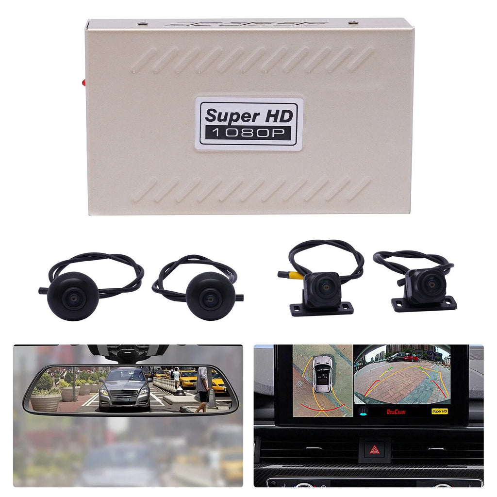 MONIPA 360° Lens Car DVR Dash Cam Video Recorder CMOS Image Sensor Rear Camera