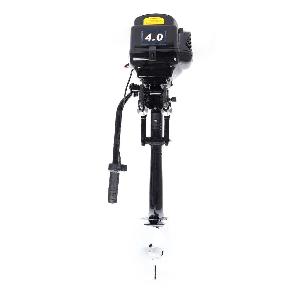 Miumaeov 1000W 4 HP Electric Outboard Motor Boat Engine Trolley Brushless Motor