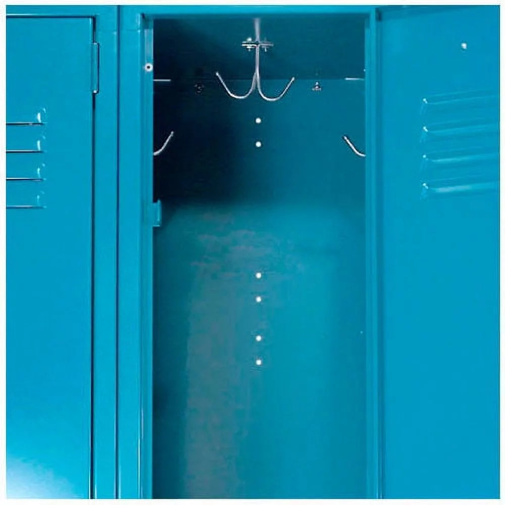 Global 652079BL 12 x 18 x 36 in. Paramount Double Tier 6 Door Ready to Assemble Locker, Blue