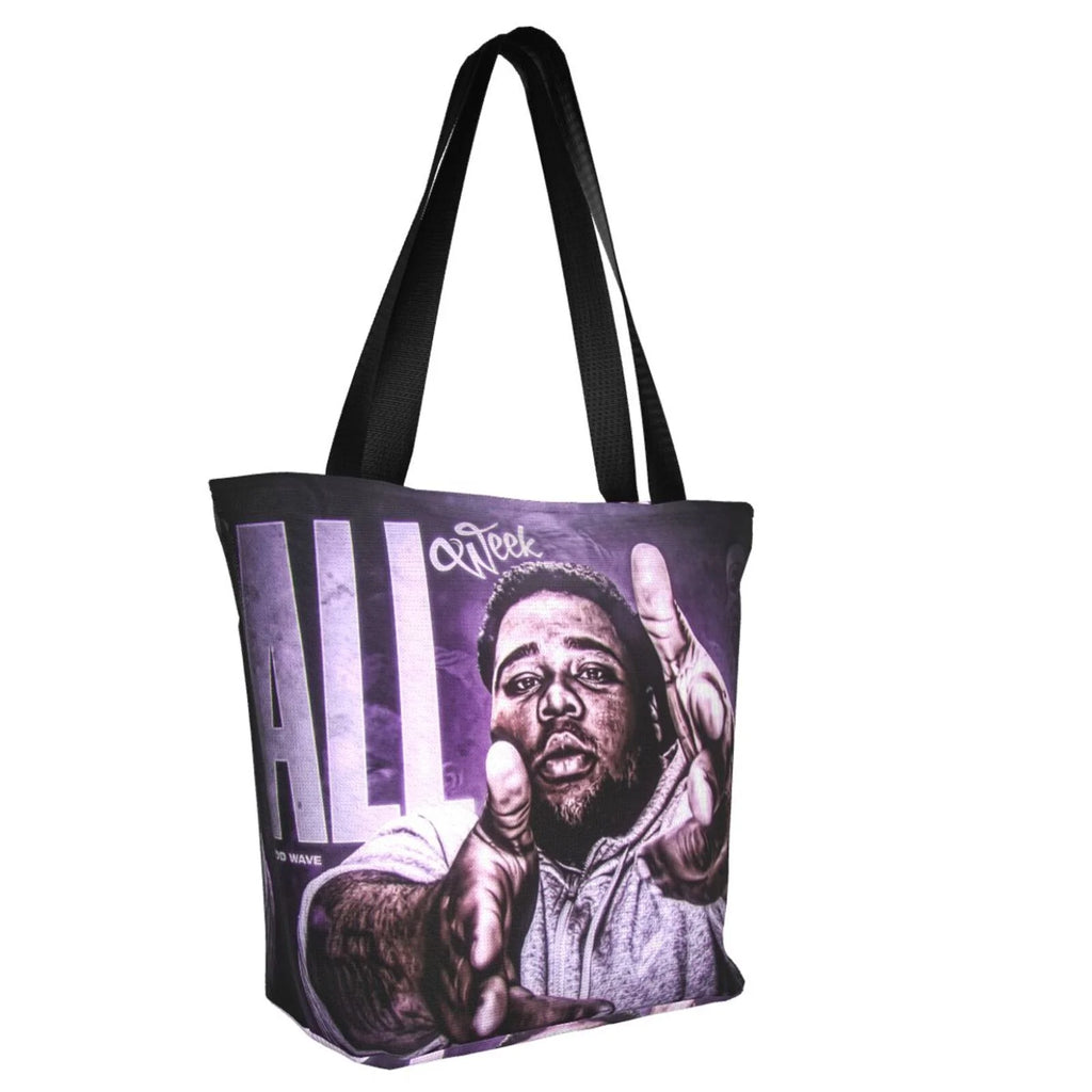 Rod Wave Singer Female Tote Bag Large Capacity Handbag Shoulder Bag Gift For Shopping Travel Beach Picnic Work School