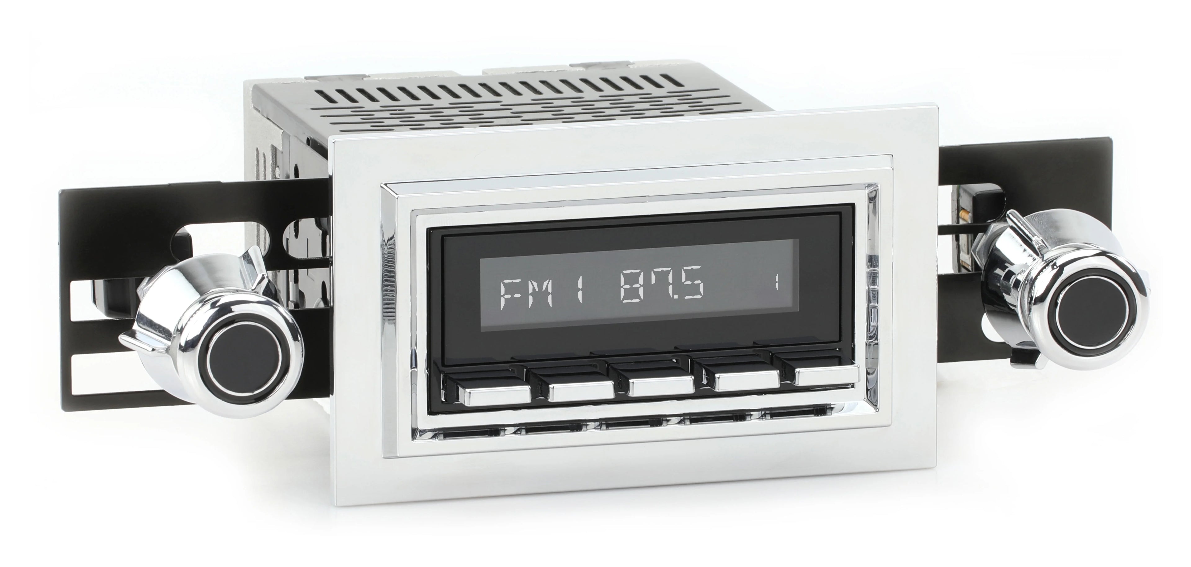 RetroRadio Compatible with 1977-85 Mercury Capri Features Include Bluetooth, AUX, AM/FM LABC-M1-121-55P-75PMC3